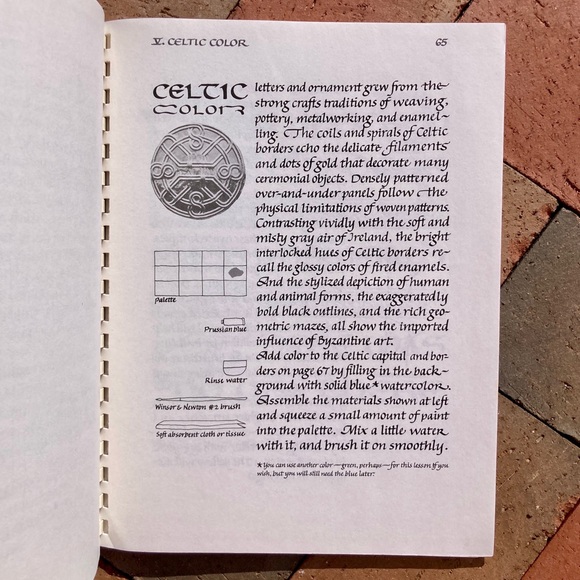 2 Learning Calligraphy Decorated Page Borders Margaret Shepherd Printmaking - Picture 7 of 16